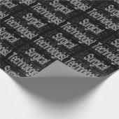 Facharzt für Chirurgie Geschenkpapier (Ecke)