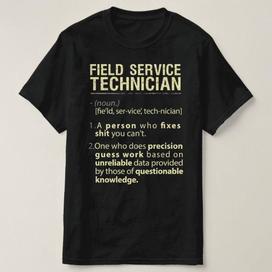 Facharzt für Felddienst Real American Definition T-Shirt (Design vorne)