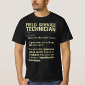 Facharzt für Felddienst Real American Definition T-Shirt (Vorderseite)