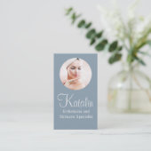 Facharzt für Östhetik und Hautpflege Visitenkarte (Stehend Vorderseite)