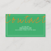 Facharzt für psychische Gesundheit Physikalische T Visitenkarte (Rückseite)