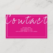 Facharzt für psychische Gesundheit Physikalische T Visitenkarte (Rückseite)