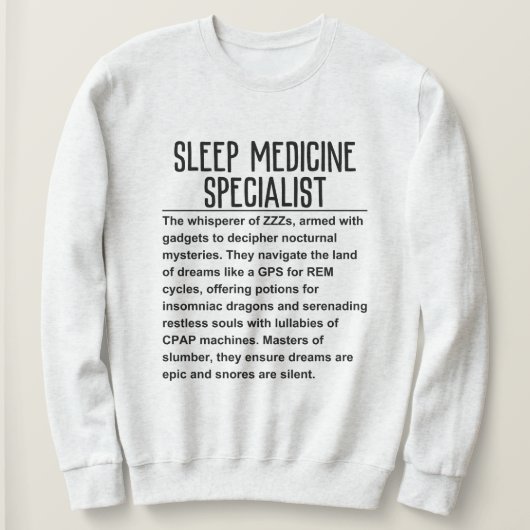 Facharzt Sweatshirt (Design vorne)