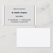 Fachausweis für Basisgesundheitsversorgung Visitenkarte (Vorne/Hinten)