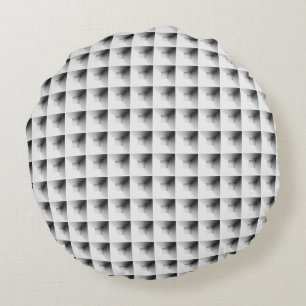 Fachdesign in Grau... Rundes Kissen