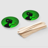 Fächer Die grüne Schmetterlingsfrau (Non-assembled)