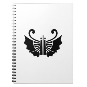 Fächer-Schmetterling Notizblock