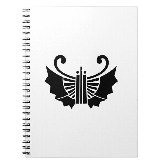 Fächer-Schmetterling Notizblock (Vorderseite)