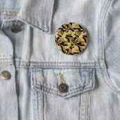 Fächermuster mit Schmetterling japanische Zierkuns Button (Beispiel)