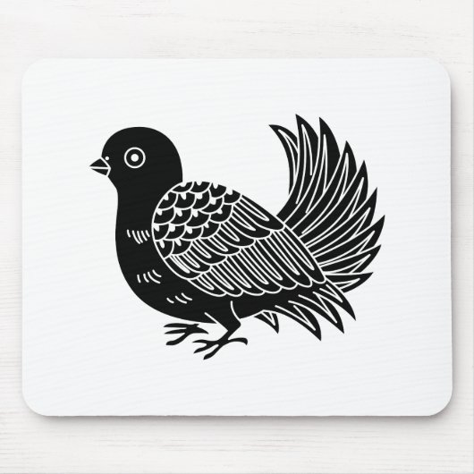 Fächerschwanz Mousepad (Vorne)
