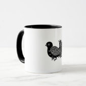 Fächerschwanz Tasse (Vorderseite Links)