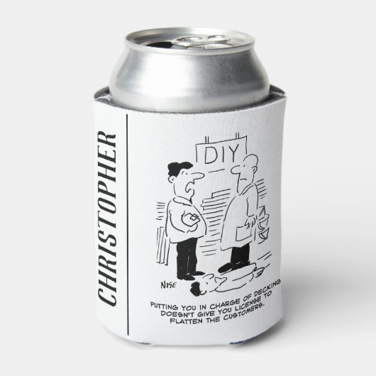 Fachhändler und Shopmanager für Superstore Dosenkühler (Kanne Vorderseite)