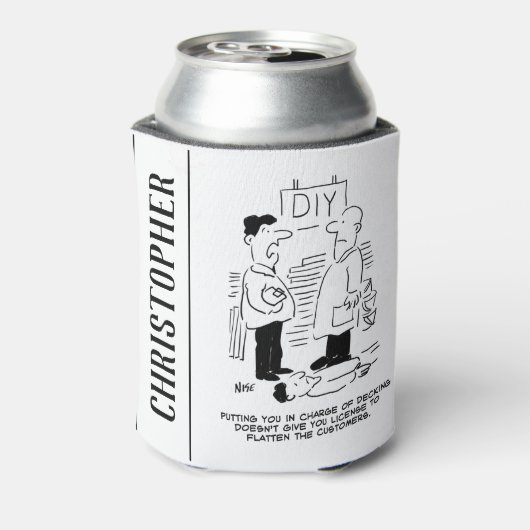 Fachhändler und Shopmanager für Superstore Dosenkühler (Kanne Rückseite)