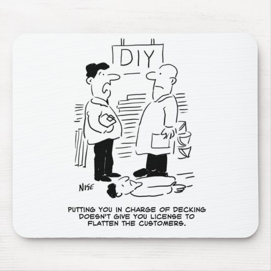 Fachhändler und Shopmanager für Superstore Mousepad (Vorne)