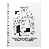 Fachhändler und Shopmanager für Superstore Notizblock (Vorderseite)