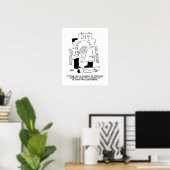 Fachhändler und Shopmanager für Superstore Poster (Heimbüro)
