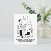 Fachhändler und Shopmanager für Superstore Postkarte (Stehend Vorderseite)