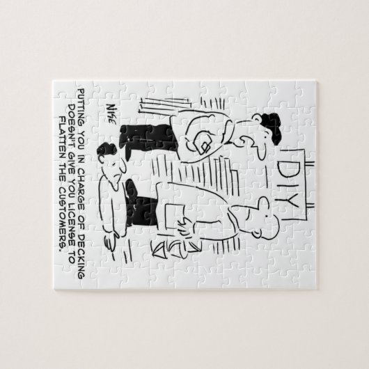 Fachhändler und Shopmanager für Superstore Puzzle (Horizontal)