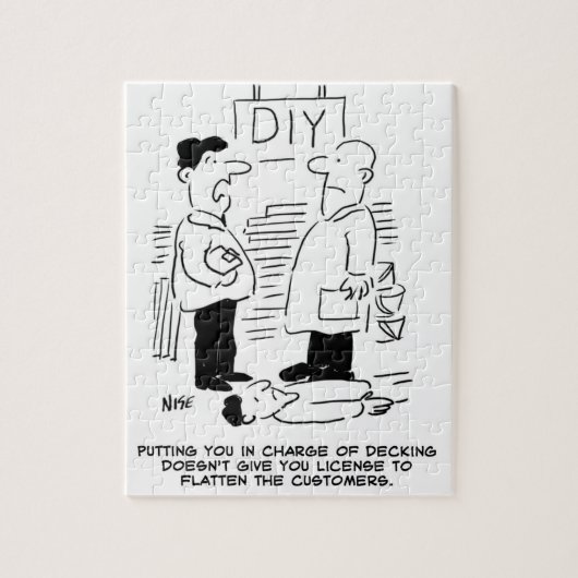 Fachhändler und Shopmanager für Superstore Puzzle (Vertikal)