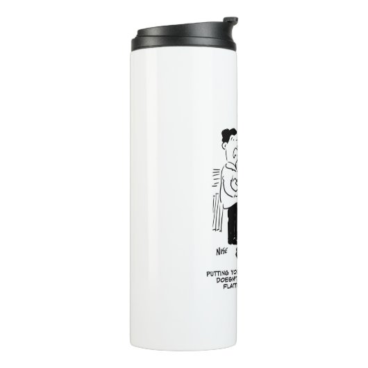 Fachhändler und Shopmanager für Superstore Thermosbecher (Nach links gedreht)