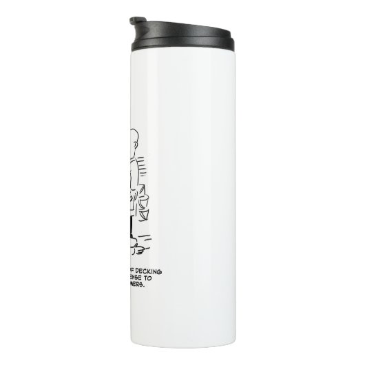 Fachhändler und Shopmanager für Superstore Thermosbecher (Nach rechts gedreht)