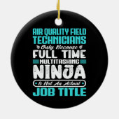 Fachkräfte für Luftqualität Beruf Keramik Ornament (Hinten)