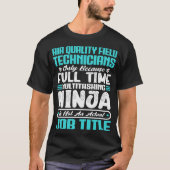 Fachkräfte für Luftqualität Beruf T-Shirt (Vorderseite)