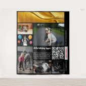 Fachkundige Geburtshilfe Wandteppich (Vorderseite)