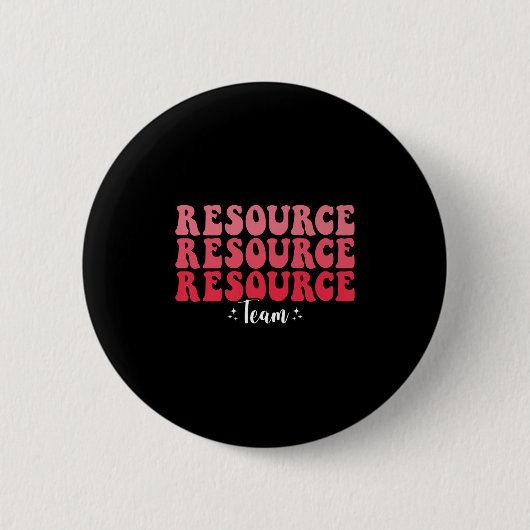 Fachlehrer für Bildung im Groovy Resource Team Button (Vorderseite)