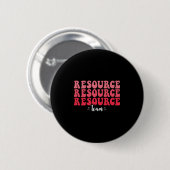 Fachlehrer für Bildung im Groovy Resource Team Button (Vorne & Hinten)