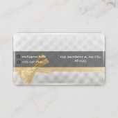 Fachleute aus der Industrie, es strahlt Eleganz un Visitenkarte (Rückseite)