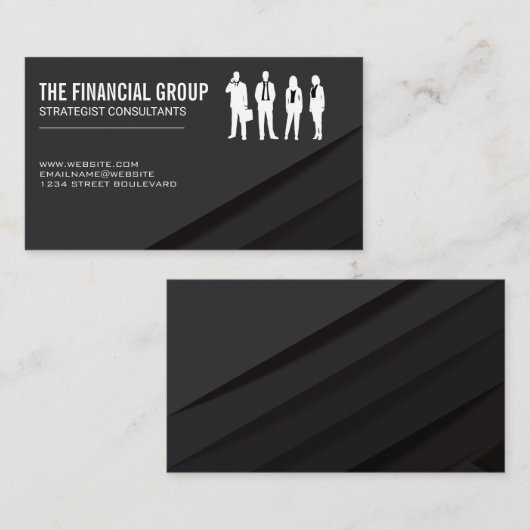 Fachleute | Berater Visitenkarte (Vorne/Hinten)