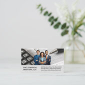 Fachleute | Finanzielles Material Visitenkarte (Stehend Vorderseite)