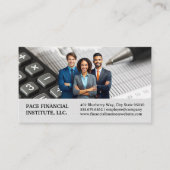 Fachleute | Finanzielles Material Visitenkarte (Vorderseite)