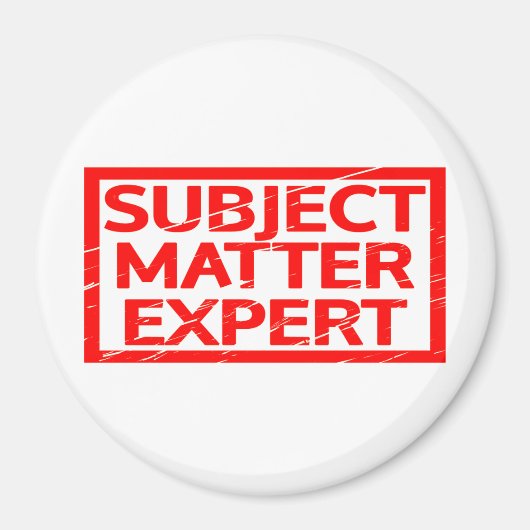 Fachliche Briefmarke Magnet (Vorne)