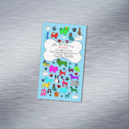 Fachmagazin für Tierhaltung, Tierhaltung und Veter Magnetische Visitenkarte