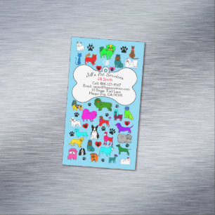 Fachmagazin für Tierhaltung, Tierhaltung und Veter Magnetische Visitenkarte