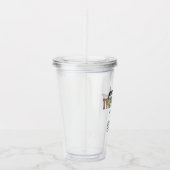 Fachmediziner PT Abschluss Geschenke Acryltrinkbecher (Rechts)