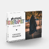 Fachmediziner PT Abschluss Geschenke Fotoblock (Links)