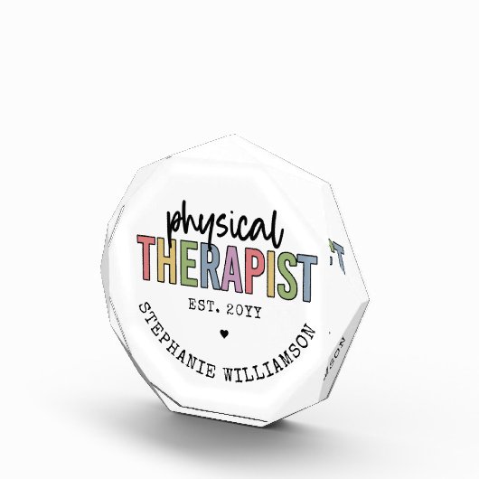 Fachmediziner PT Abschluss Geschenke Fotoblock (Rechts)