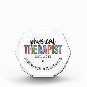 Fachmediziner PT Abschluss Geschenke Fotoblock (Vorderseite)