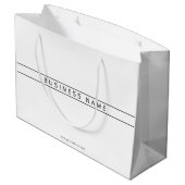 Fachname Große Geschenktüte (Rückseite Schrägansicht)