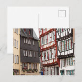 Fachwerk-Stadthäuser Postkarte (Vorne/Hinten)