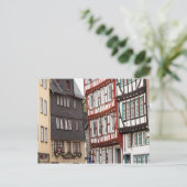 Fachwerk-Stadthäuser Postkarte (Stehend Vorderseite)