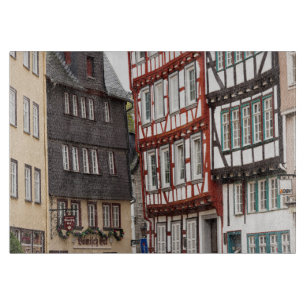 Fachwerk-Stadthäuser Schneidebrett