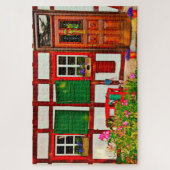 Fachwerkhaus Deutschland. Jigsaw Puzzle (Vertikal)