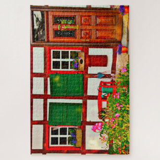 Fachwerkhaus Deutschland. Puzzle