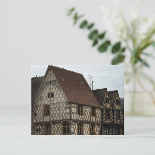 Fachwerkhaus Postkarte (Stehend Vorderseite)