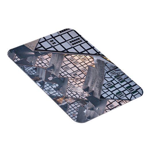 Fachwerkhäuser in Freudenberg Magnet (Rechte Seite)