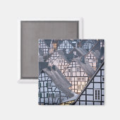 Fachwerkhäuser in Freudenberg Magnet (Vorderseite/Rückseite)